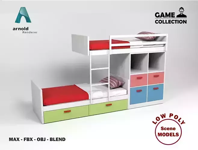 Double bed with Wardrobe