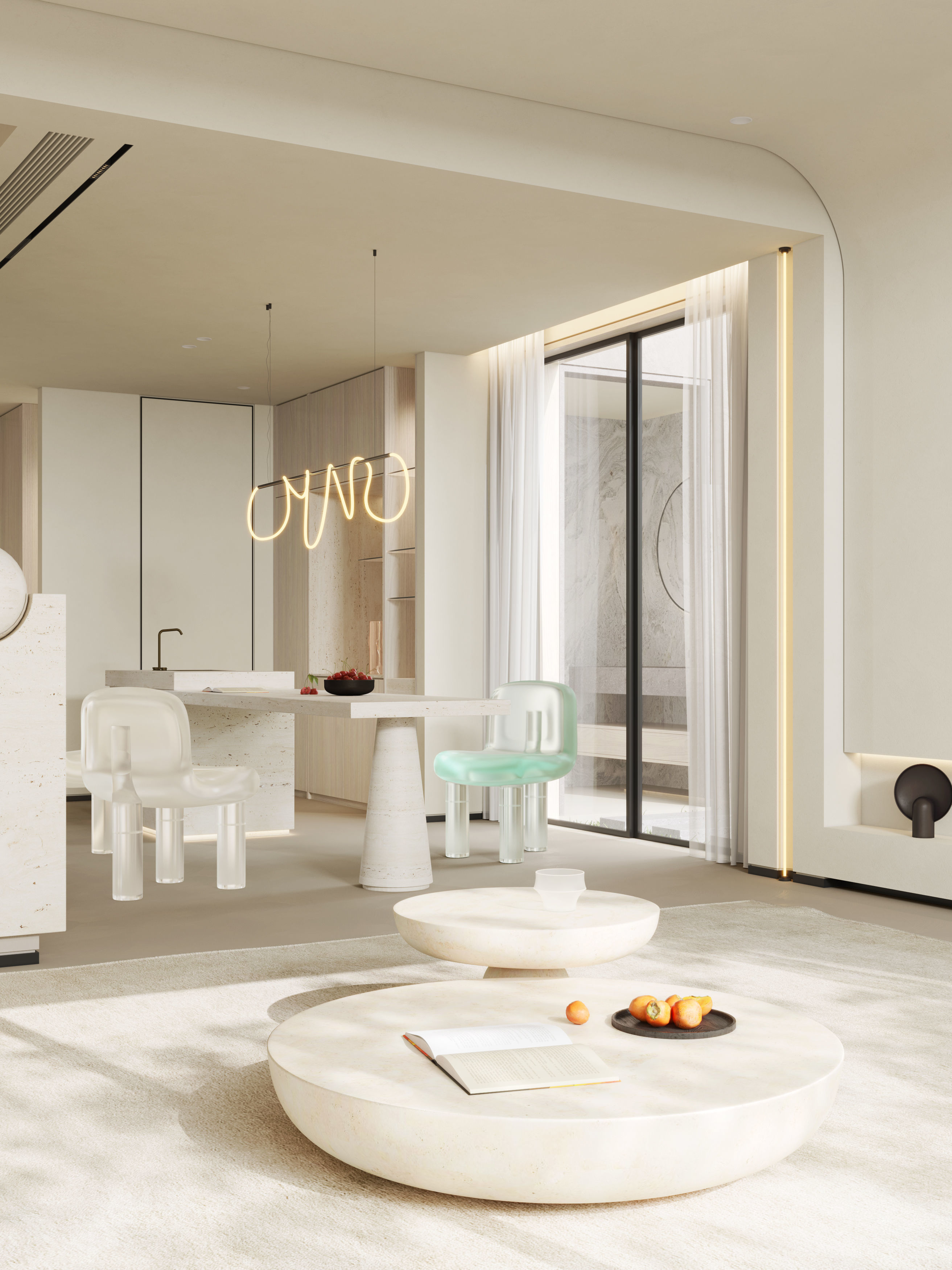 Living Room 3D model_4