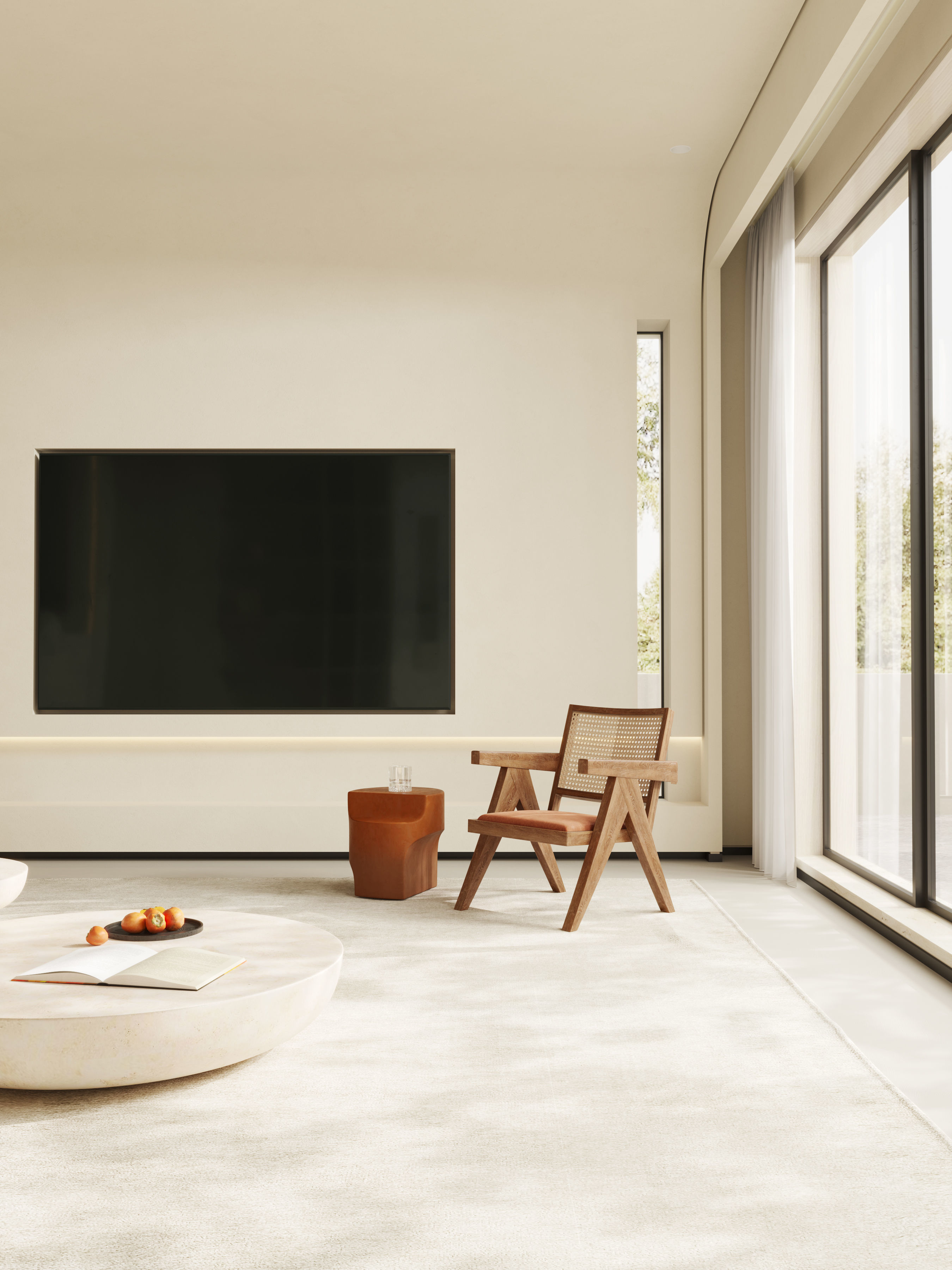 Living Room 3D model_2