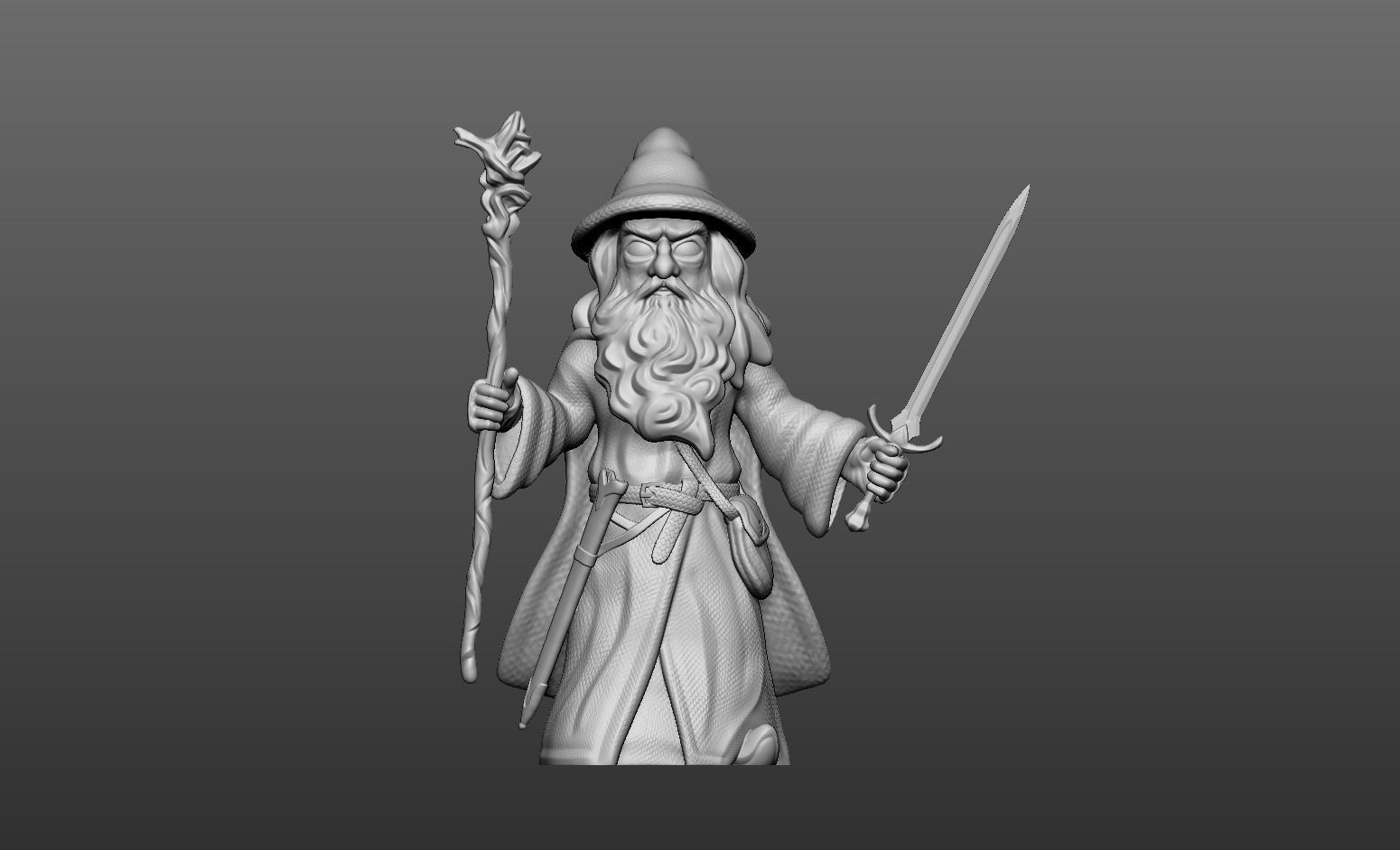 LotR- Fellowship of the Ring Cartoon Figure Collection 3D print model_3