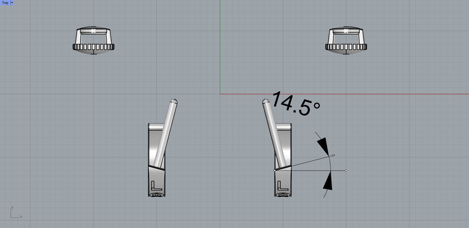 Small love Earrings 3D print model_15