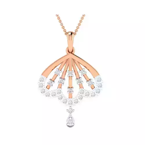 Women Pendant STL OBJ FBX Renders Details