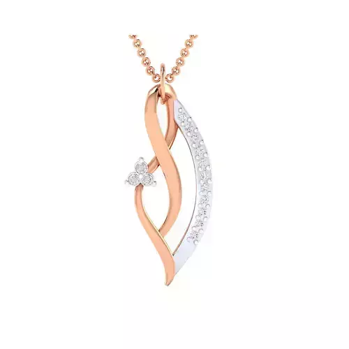 Women Pendant STL OBJ FBX Renders Details