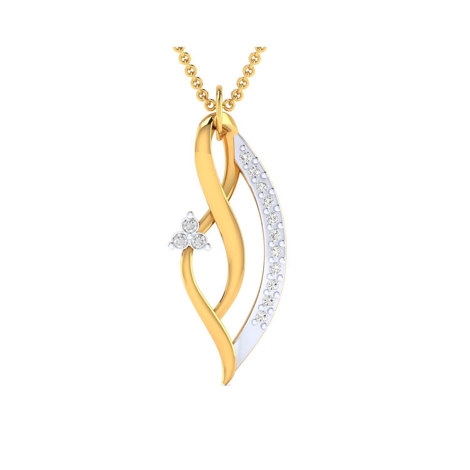 Women Pendant STL OBJ FBX Renders Details 3D print model_6