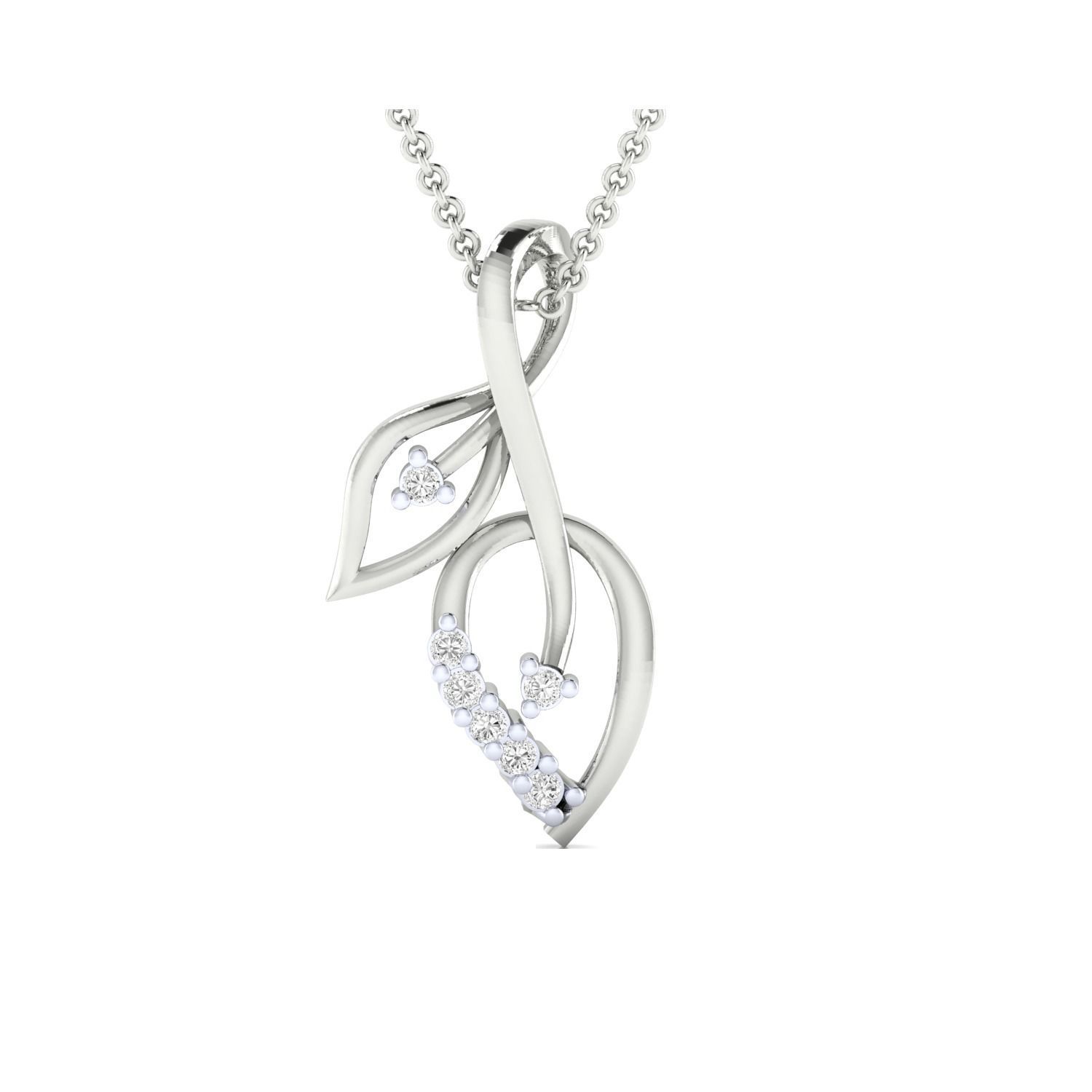 Women Pendant STL OBJ FBX Renders Details 3D print model_16