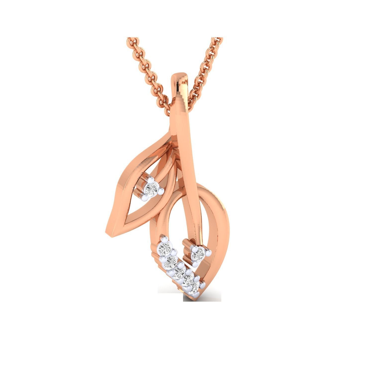 Women Pendant STL OBJ FBX Renders Details 3D print model_2