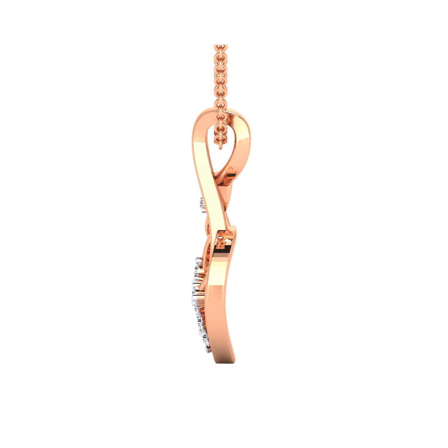 Women Pendant STL OBJ FBX Renders Details 3D print model_7