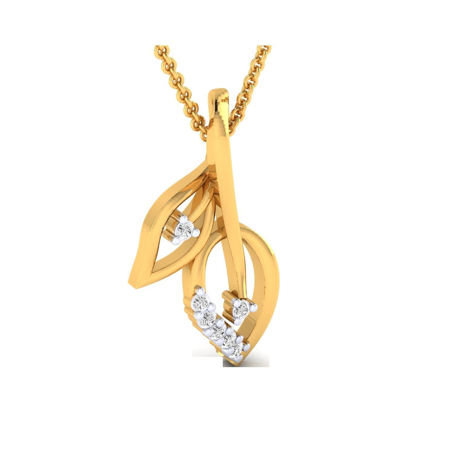 Women Pendant STL OBJ FBX Renders Details 3D print model_6