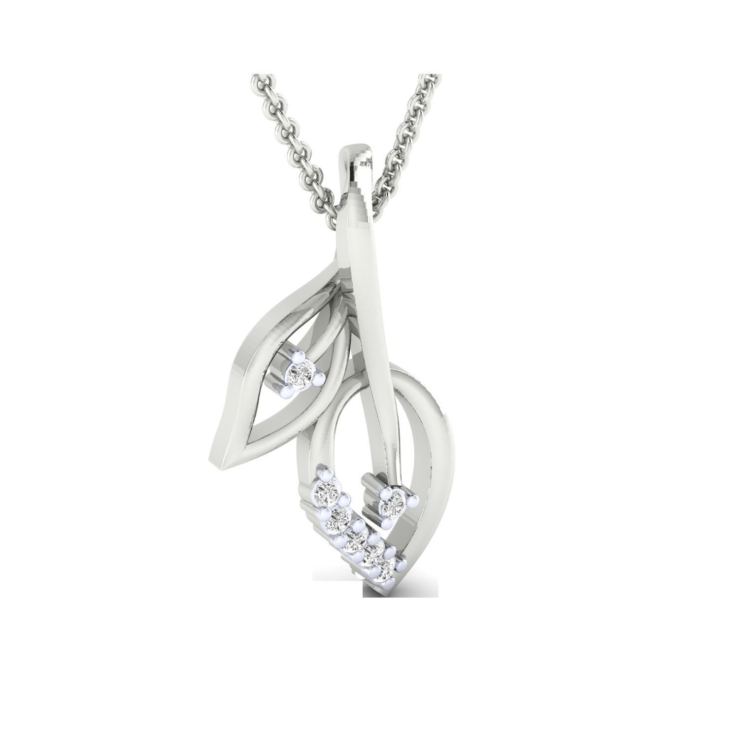 Women Pendant STL OBJ FBX Renders Details 3D print model_4