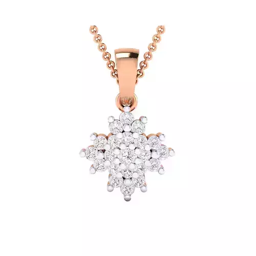 Women Pendant STL OBJ FBX Renders Details