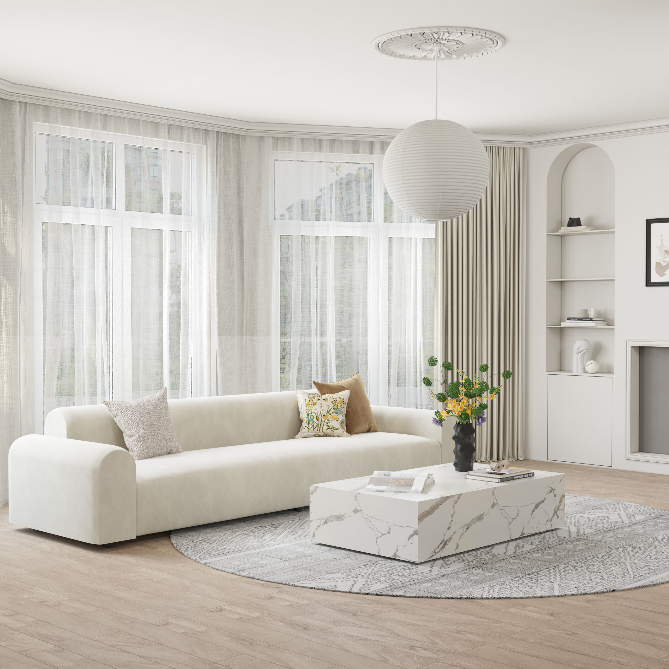 Modern residential indoor 3 d model 3D model_18