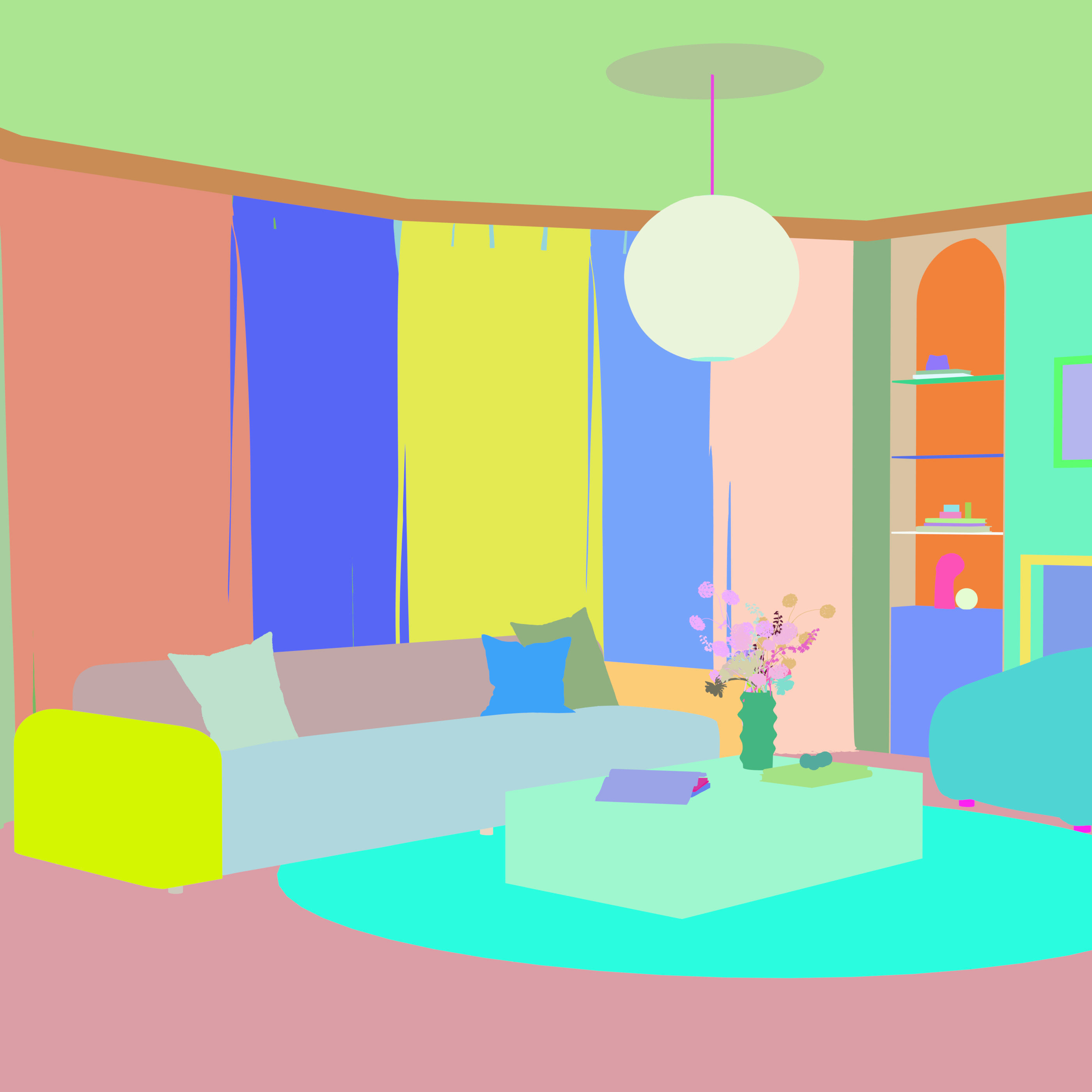 Modern residential indoor 3 d model 3D model_11