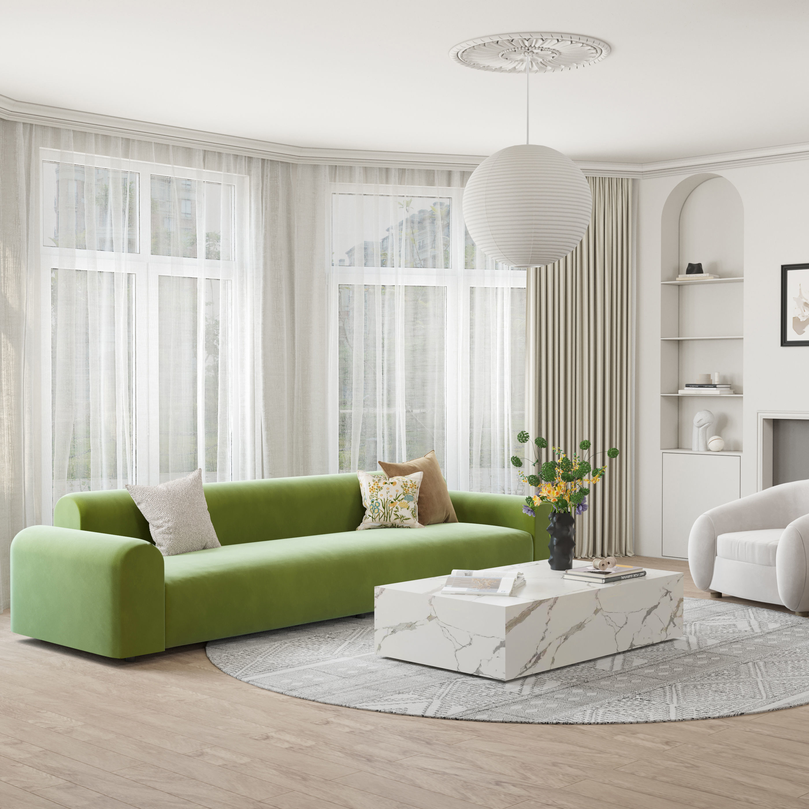 Modern residential indoor 3 d model 3D model_12