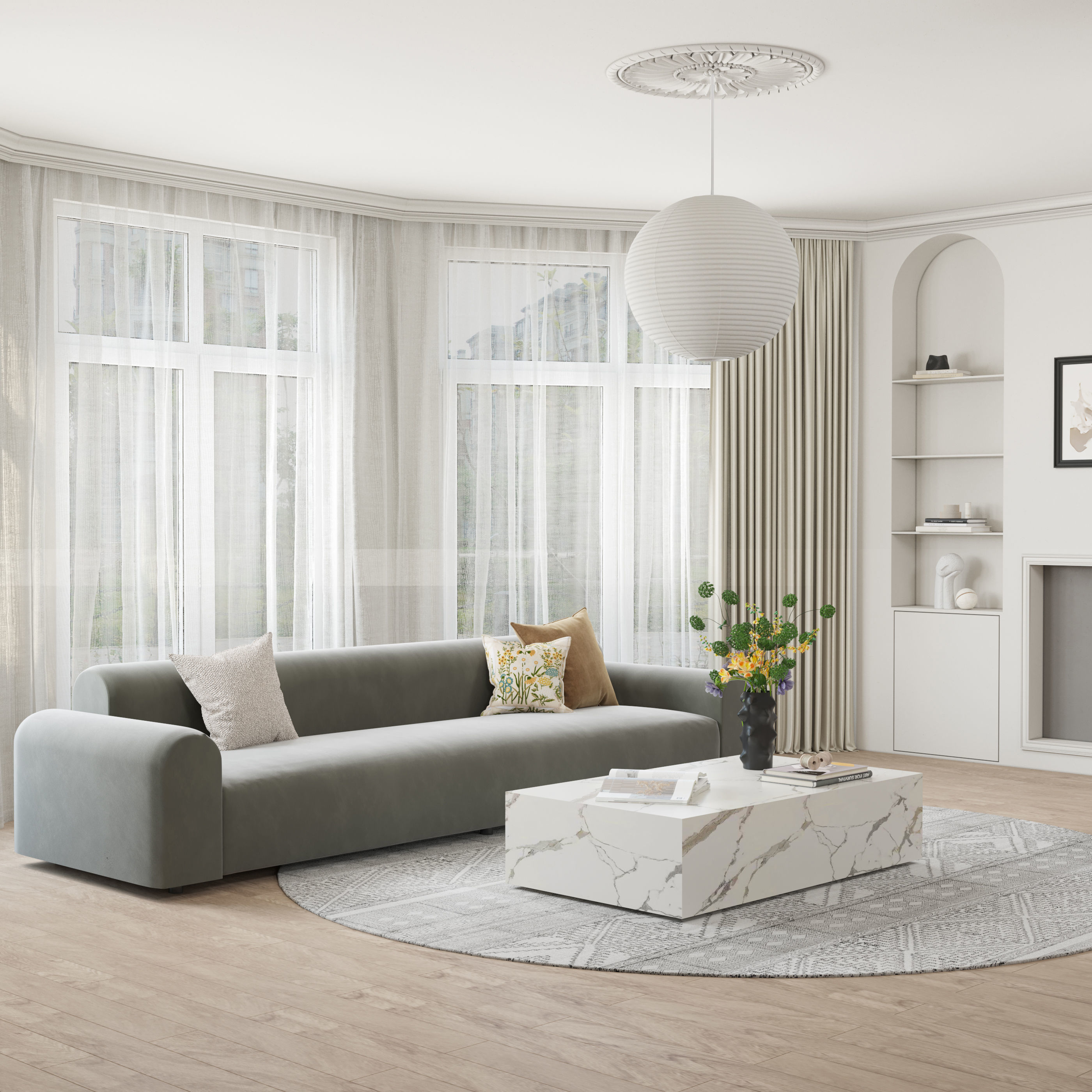 Modern residential indoor 3 d model 3D model_17