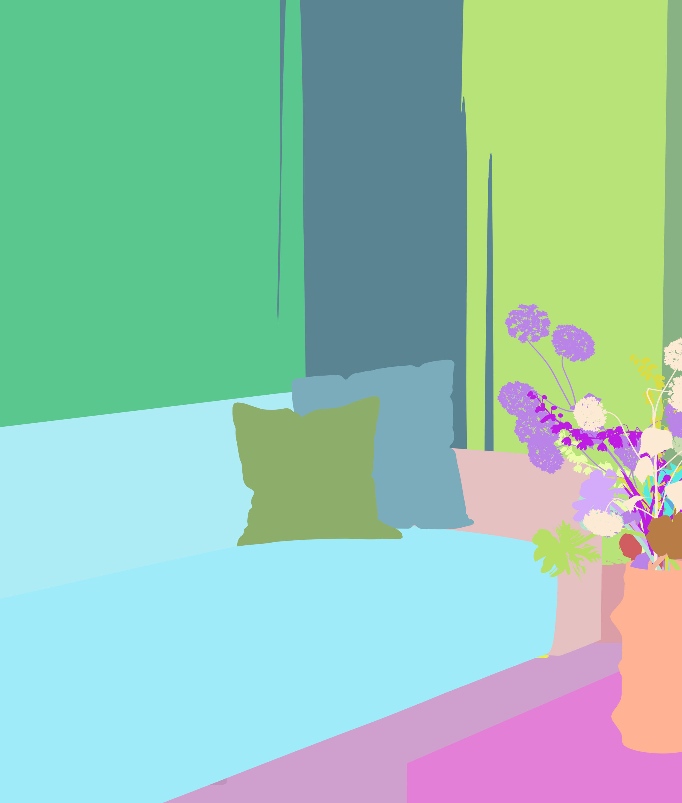 Modern residential indoor 3 d model 3D model_6