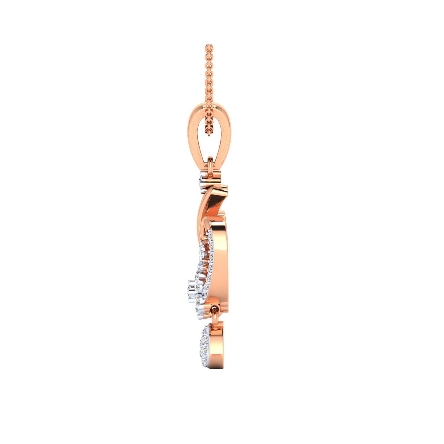 Women Pendant STL OBJ FBX Renders Details 3D print model_13