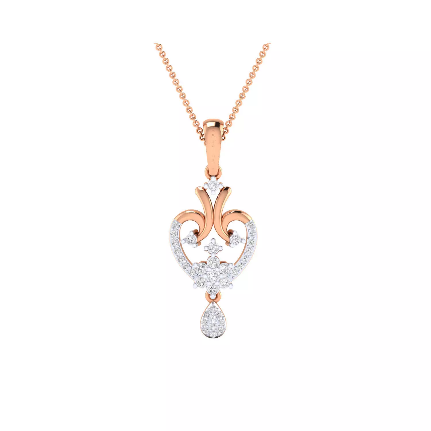 Women Pendant STL OBJ FBX Renders Details 3D print model_0