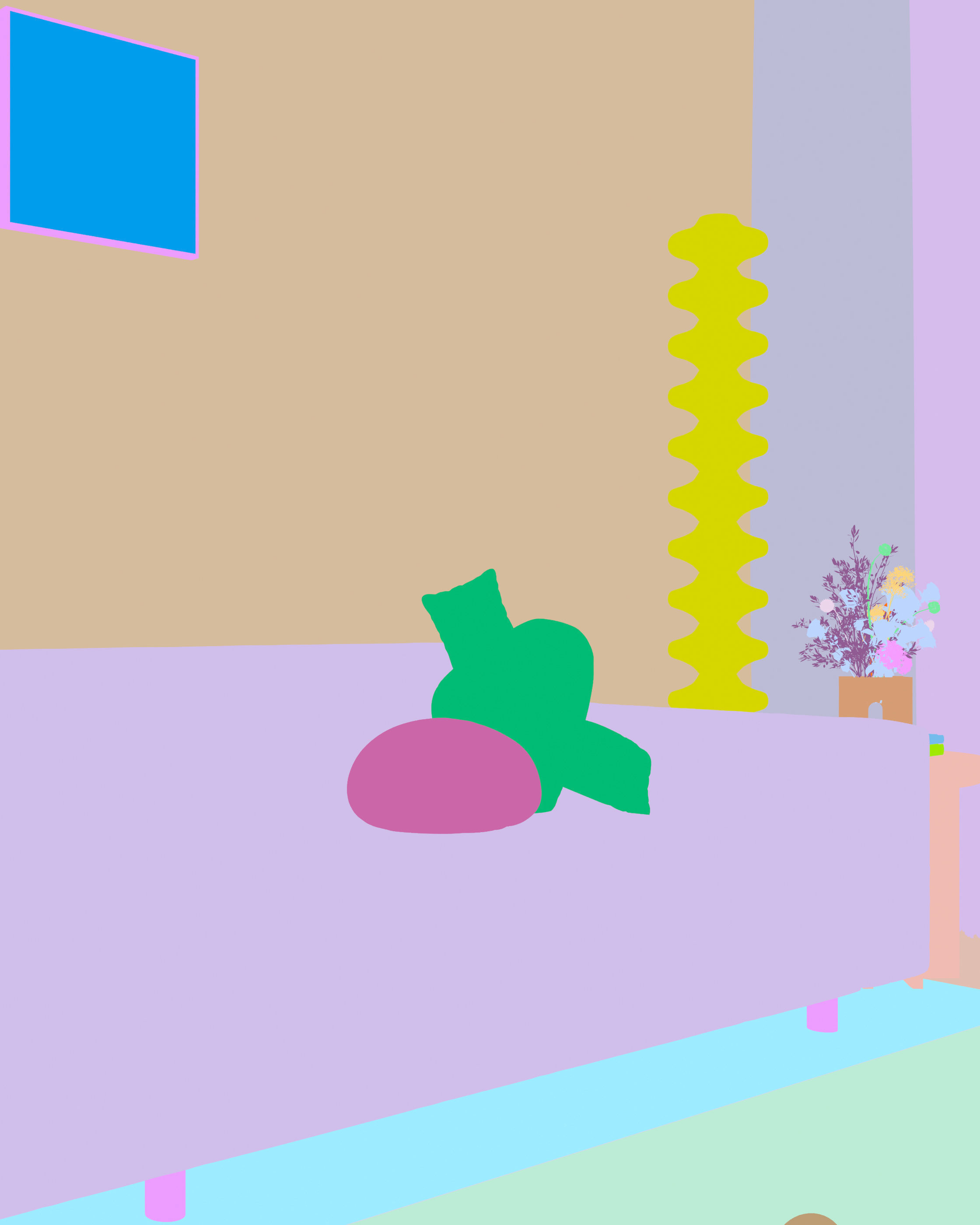 Modern residential indoor 3 d model 3D model_17