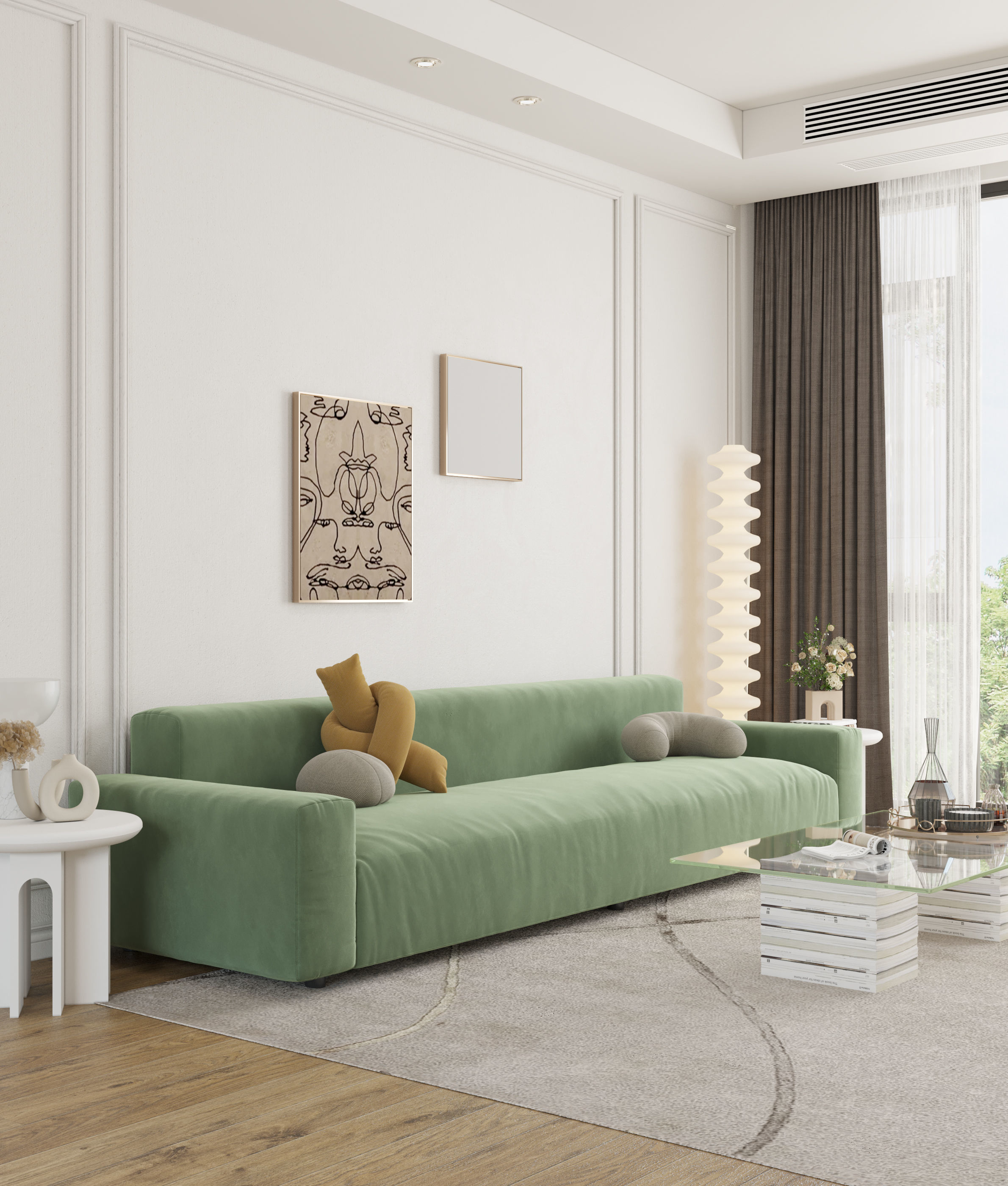 Modern residential indoor 3 d model 3D model_12