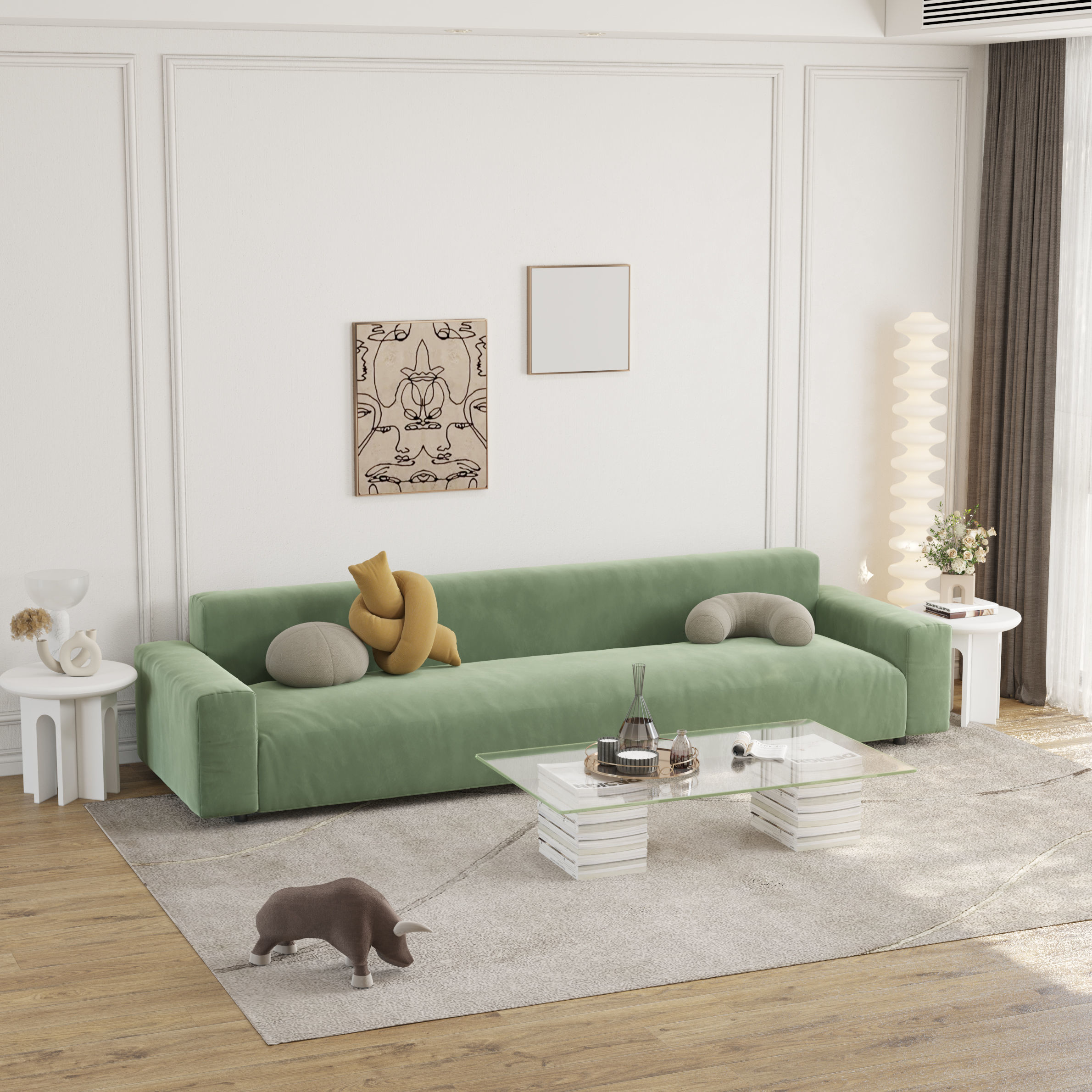 Modern residential indoor 3 d model 3D model_16