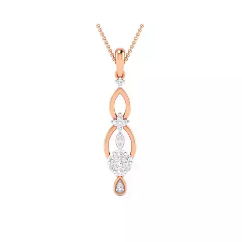 Women Pendant STL OBJ FBX Renders Details