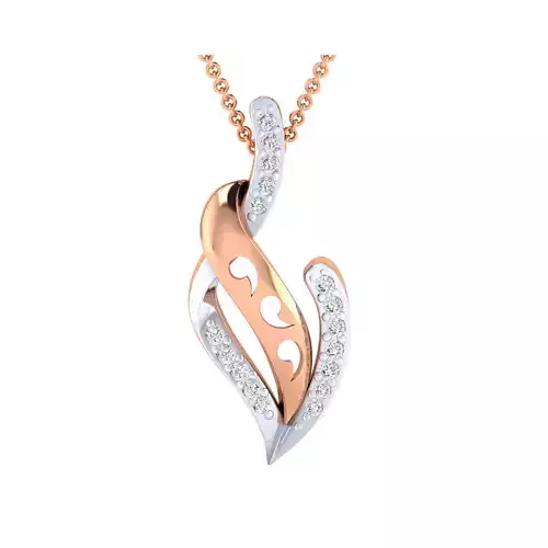 Women Pendant STL OBJ FBX Renders Details