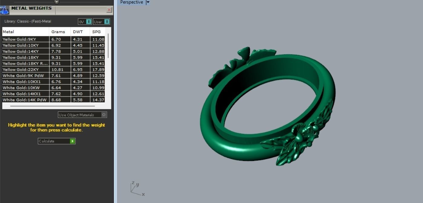 Pearl Ring and Pendant Set S 21 3D print model_5