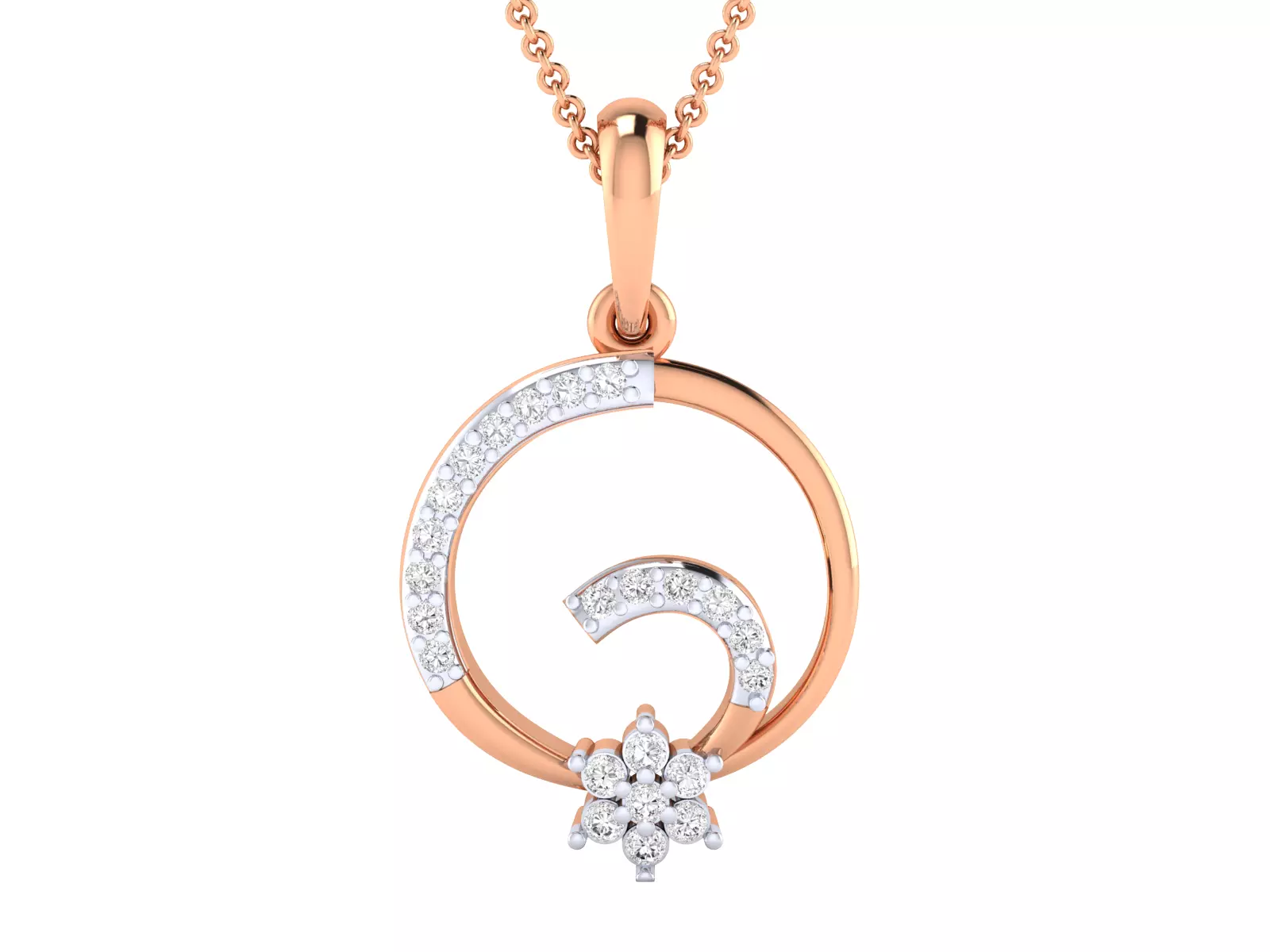 Women Pendant STL OBJ FBX Renders Details 3D print model_0