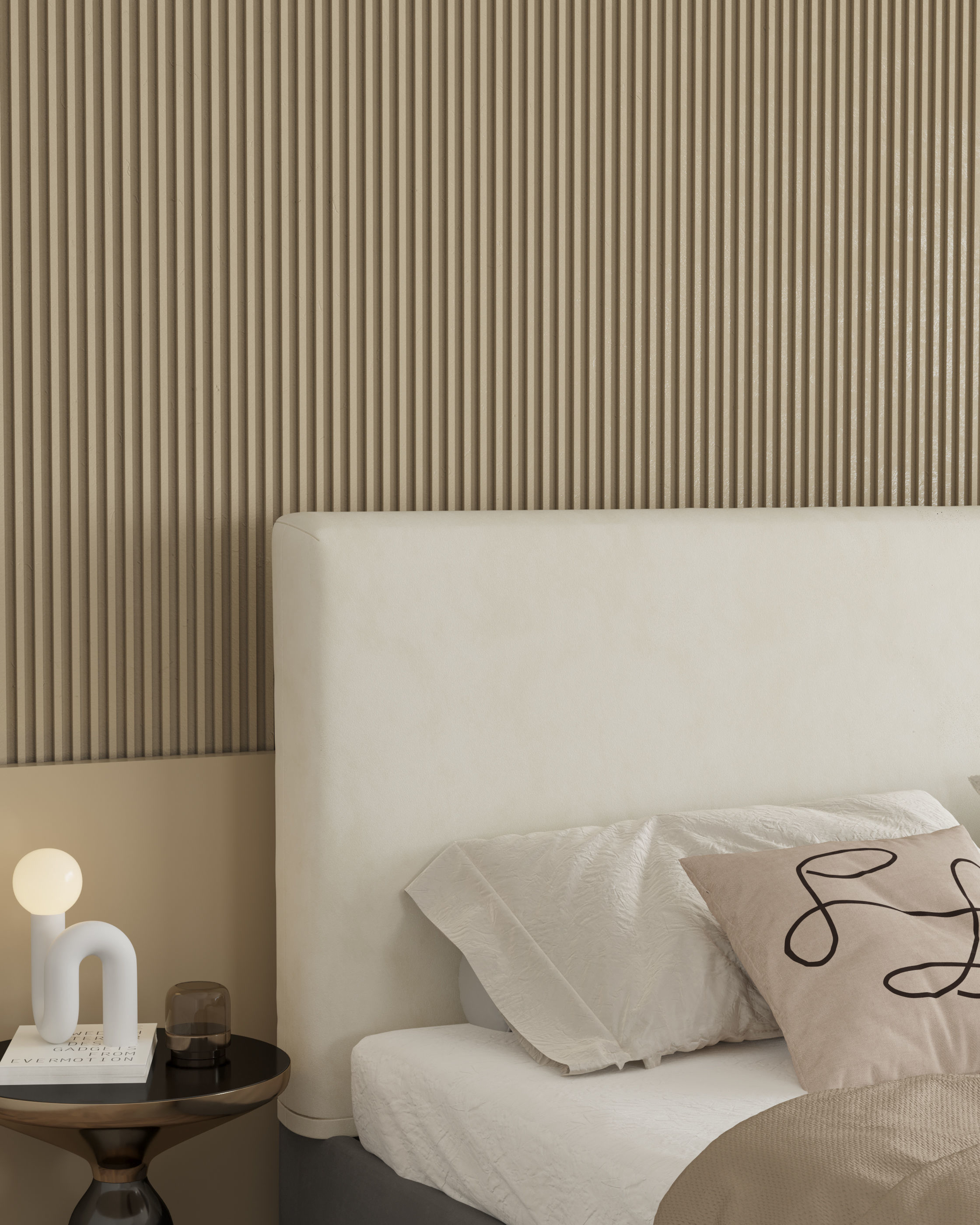 Comfortable bedroom interior scene 3D model 3D model_5