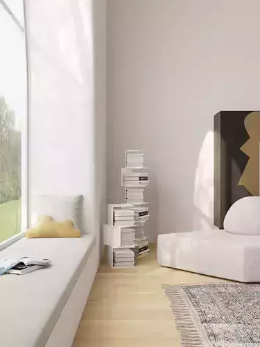 Modern residential indoor 3 d model