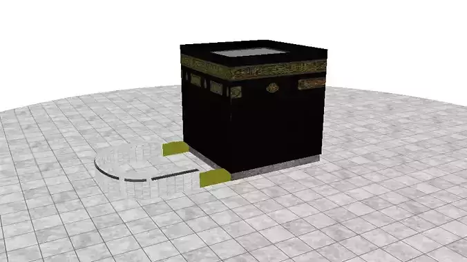 3d model of kaba creat on maya 3D model