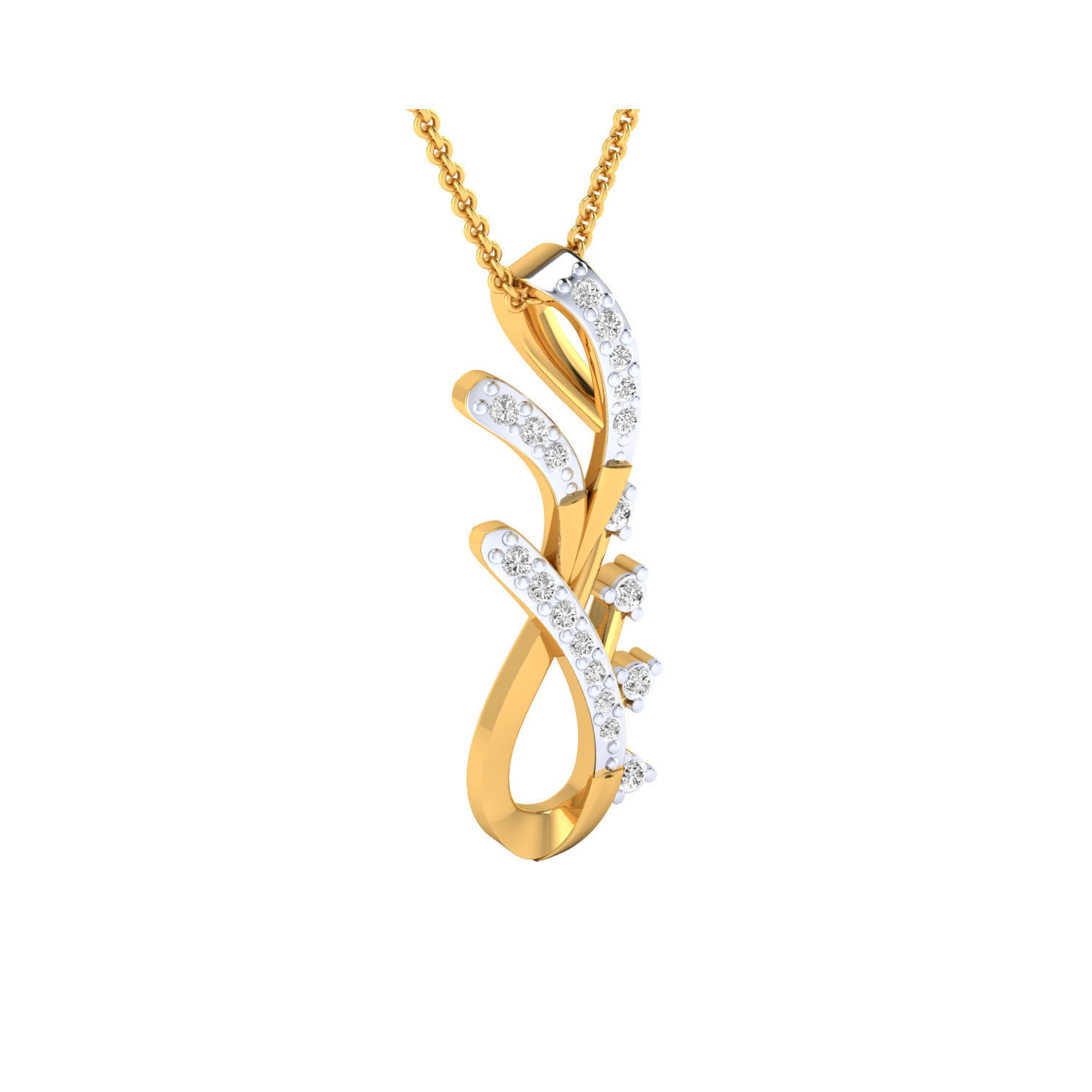 Women Pendant STL OBJ FBX Renders Details 3D print model_5