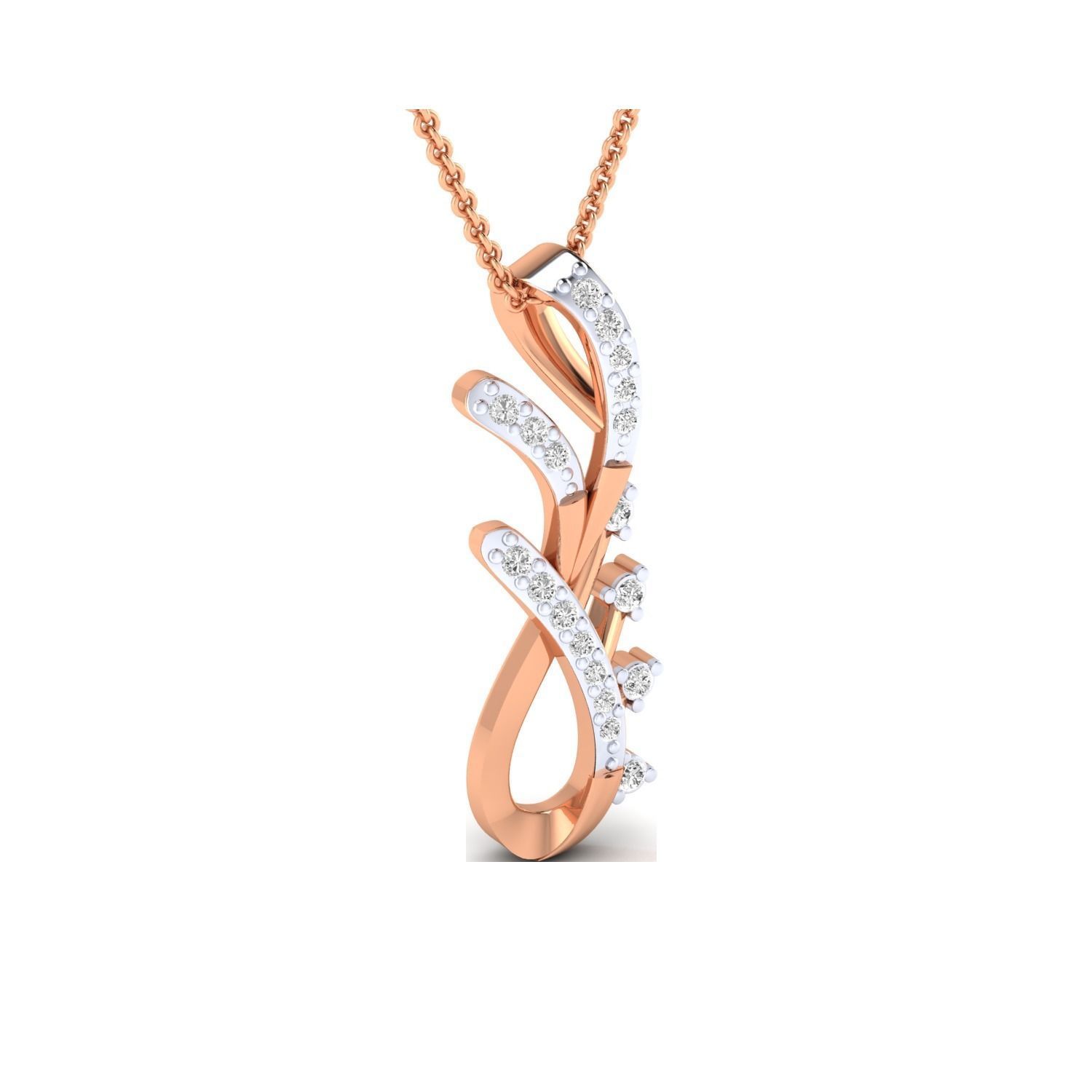 Women Pendant STL OBJ FBX Renders Details 3D print model_2