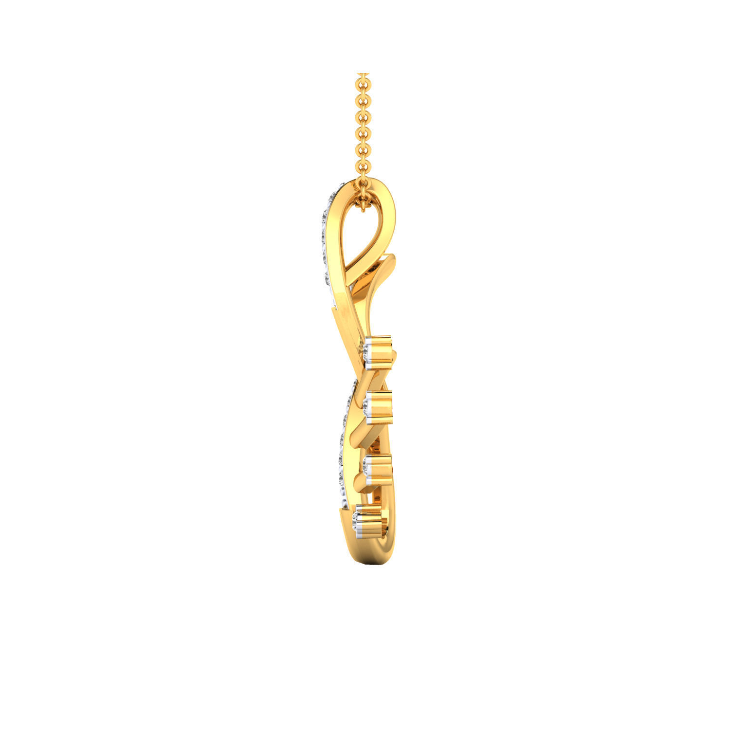Women Pendant STL OBJ FBX Renders Details 3D print model_11