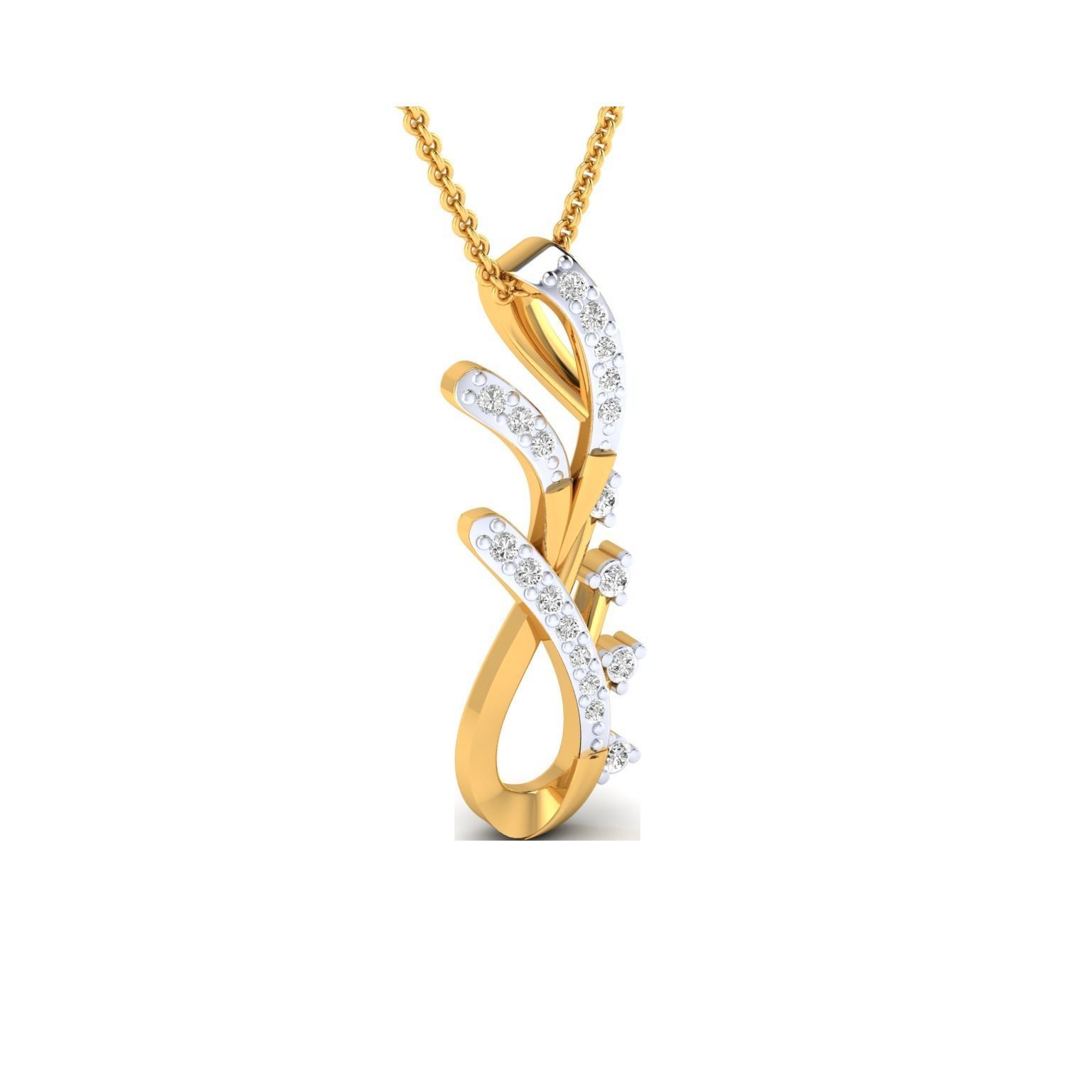 Women Pendant STL OBJ FBX Renders Details 3D print model_6