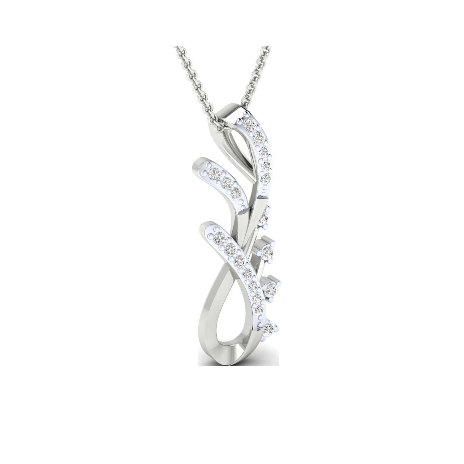 Women Pendant STL OBJ FBX Renders Details 3D print model_4