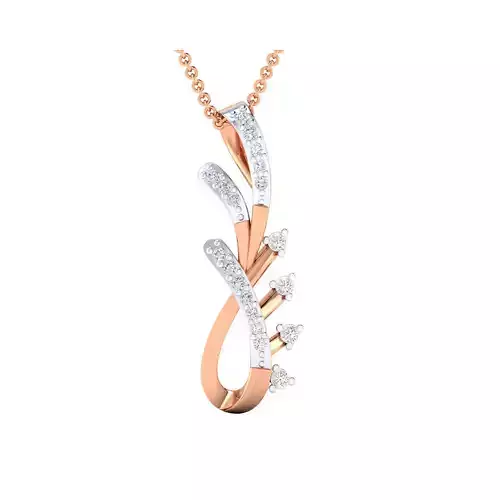 Women Pendant STL OBJ FBX Renders Details