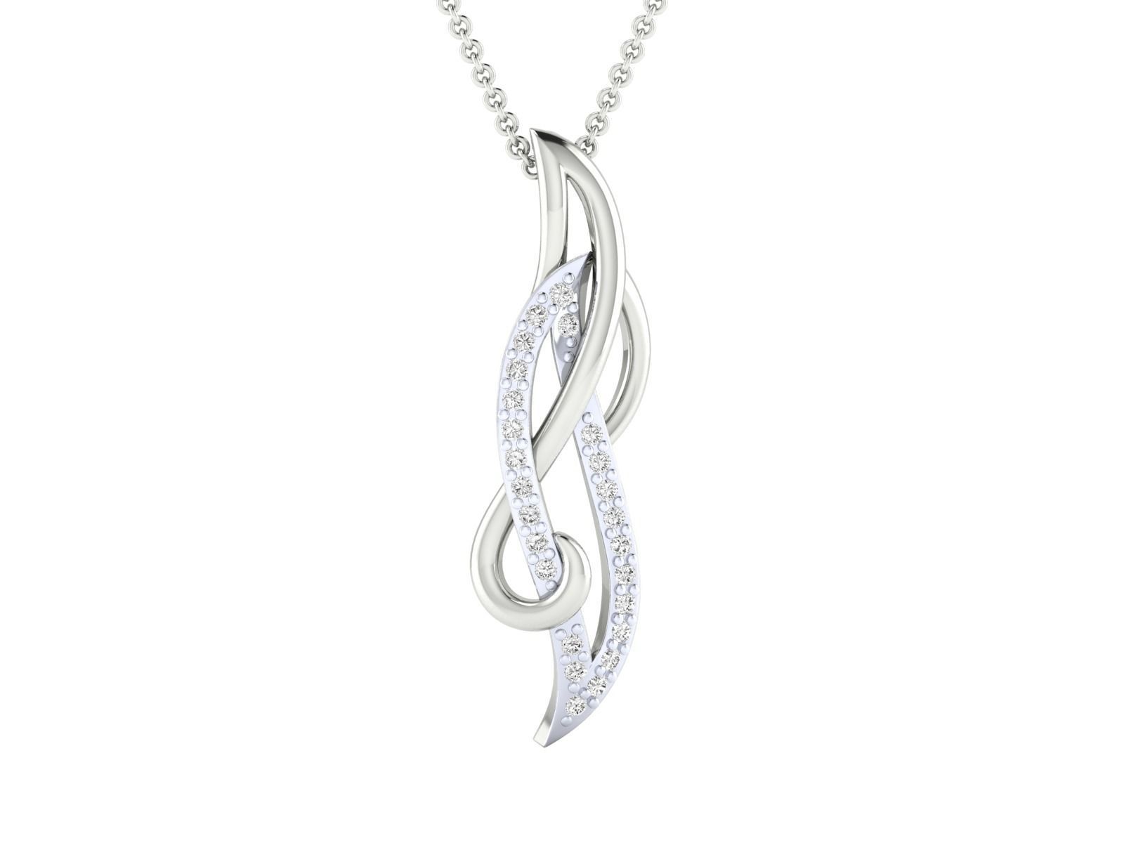 Women Pendant STL OBJ FBX Renders Details 3D print model_4