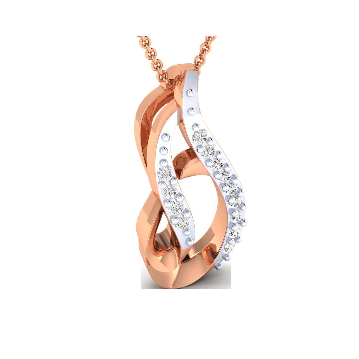 Women Pendant STL OBJ FBX Renders Details 3D print model_2