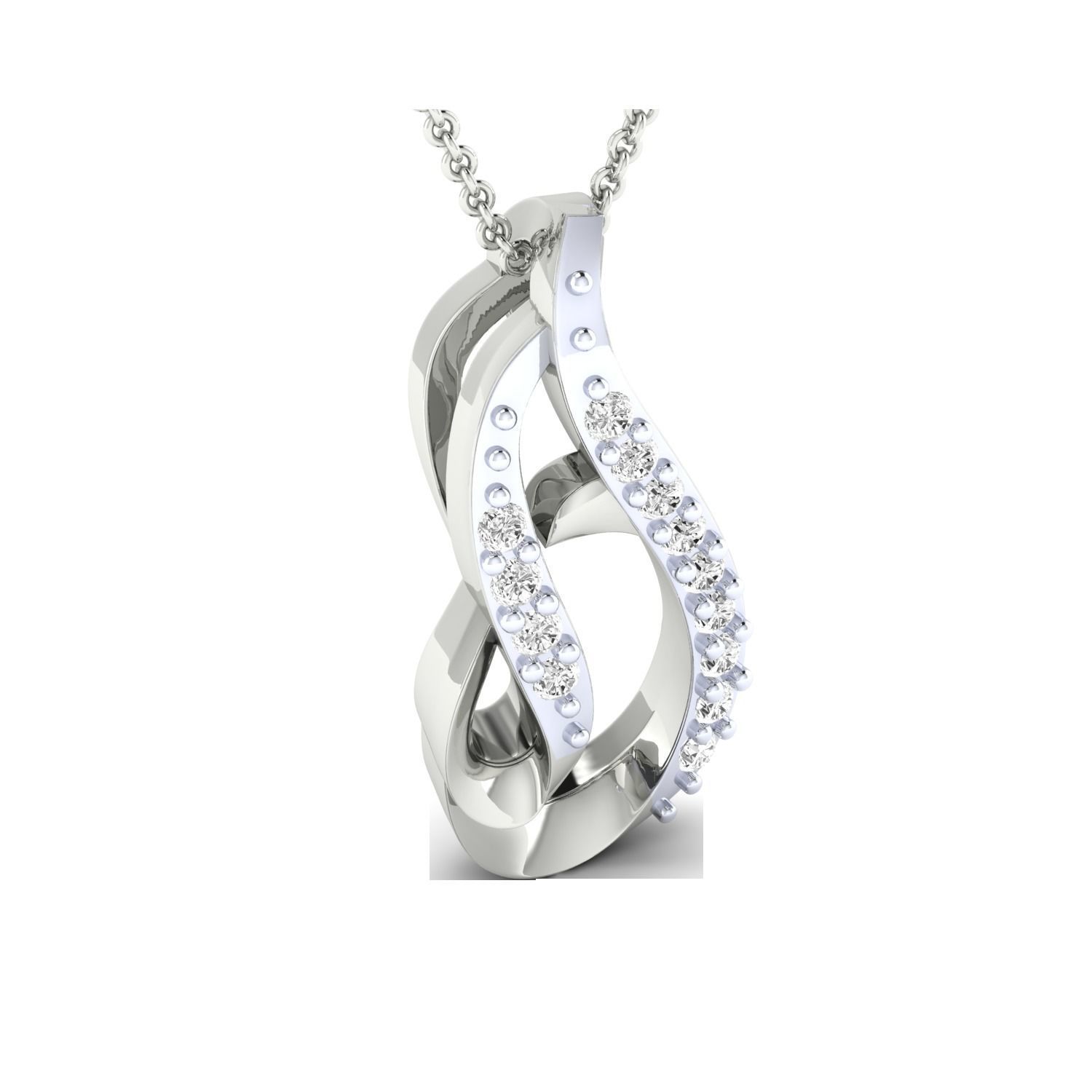 Women Pendant STL OBJ FBX Renders Details 3D print model_8