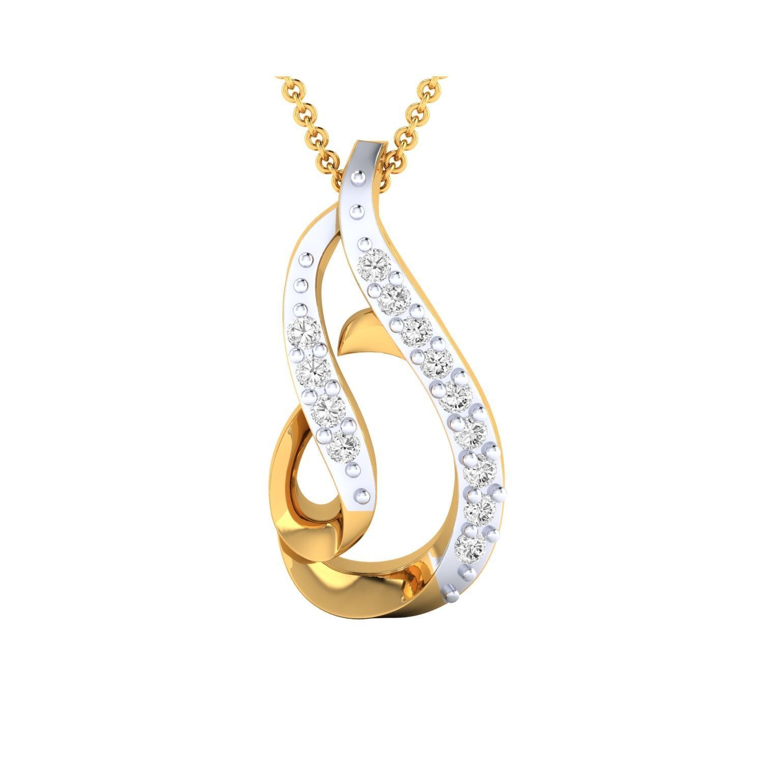 Women Pendant STL OBJ FBX Renders Details 3D print model_18