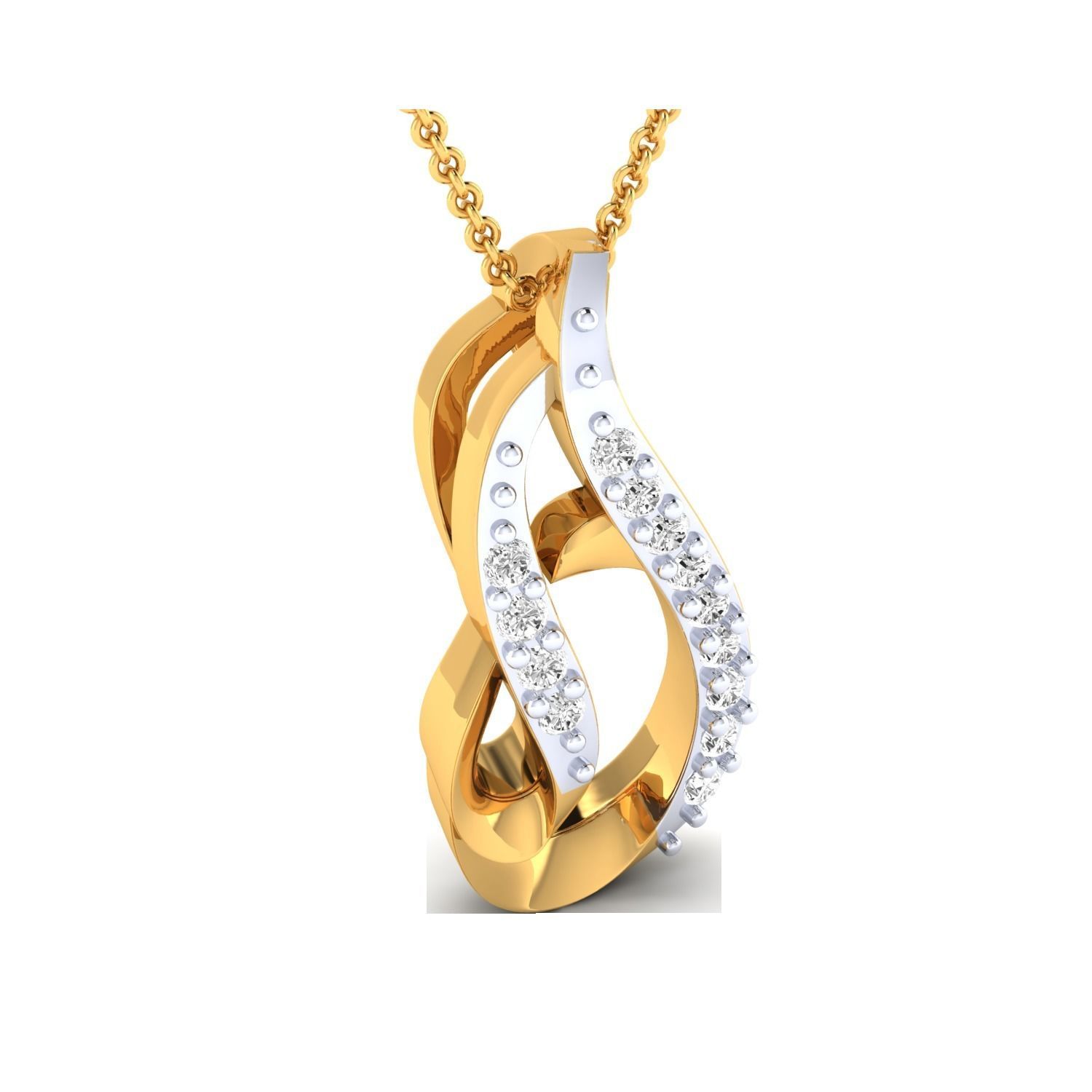 Women Pendant STL OBJ FBX Renders Details 3D print model_14