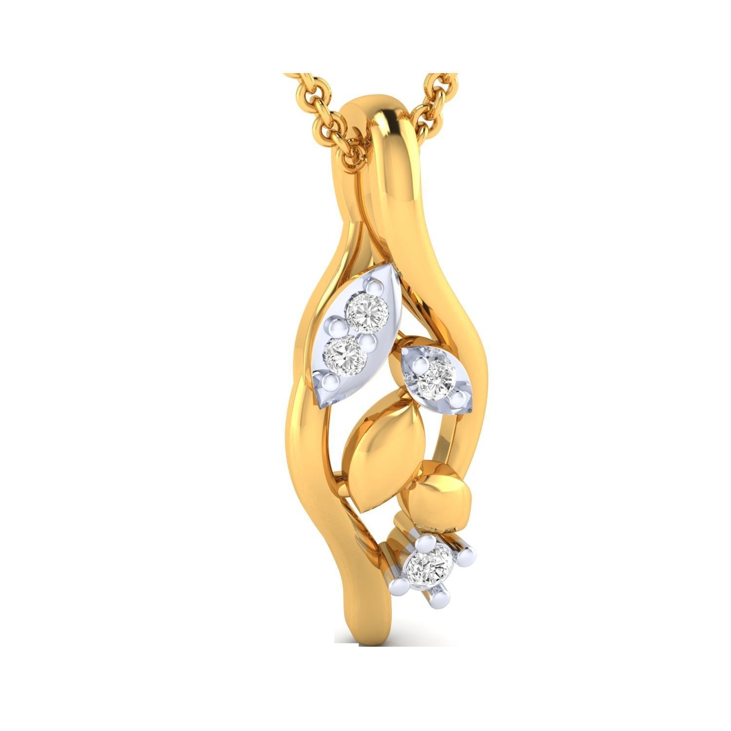 Women Pendant STL OBJ FBX Renders Details 3D print model_14