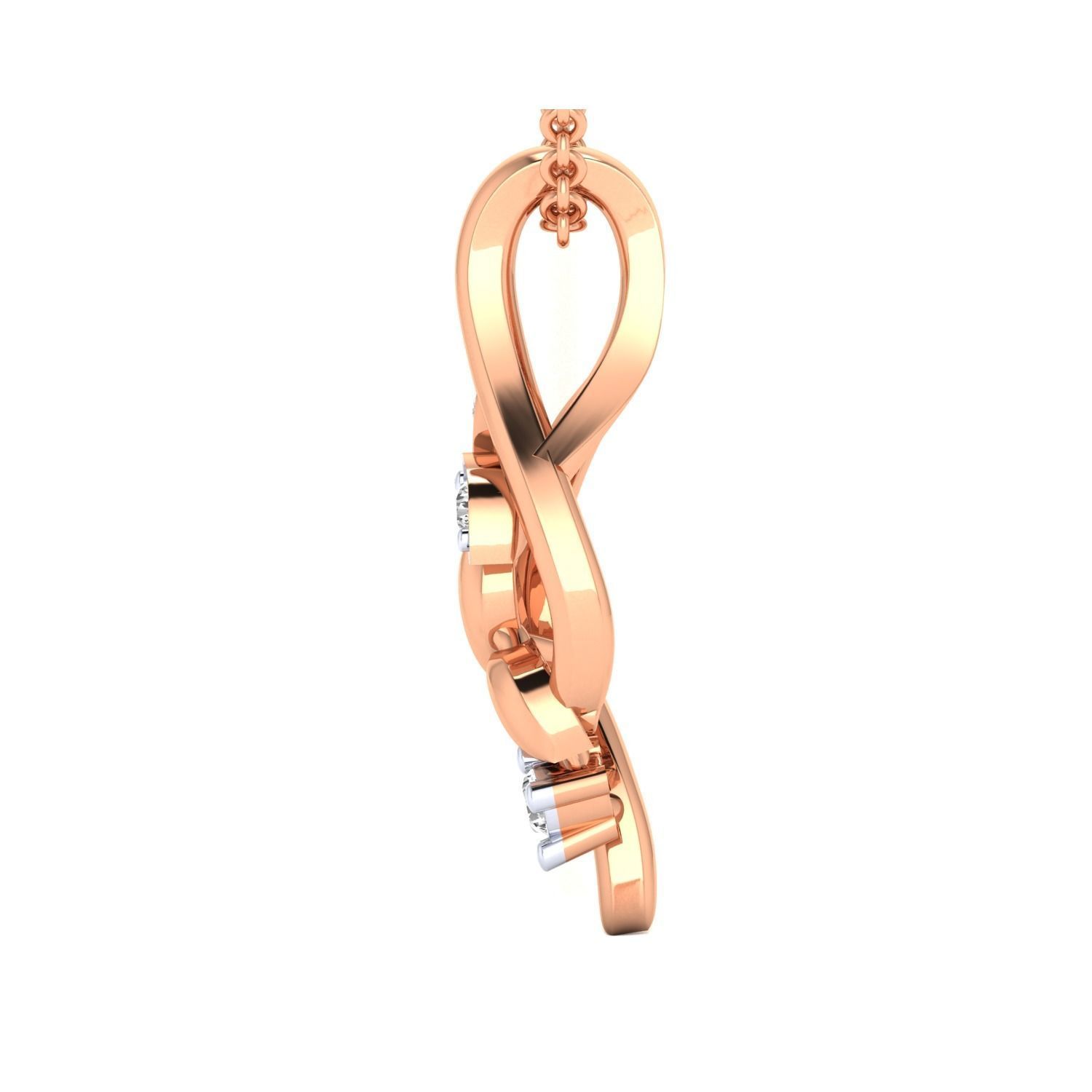 Women Pendant STL OBJ FBX Renders Details 3D print model_4
