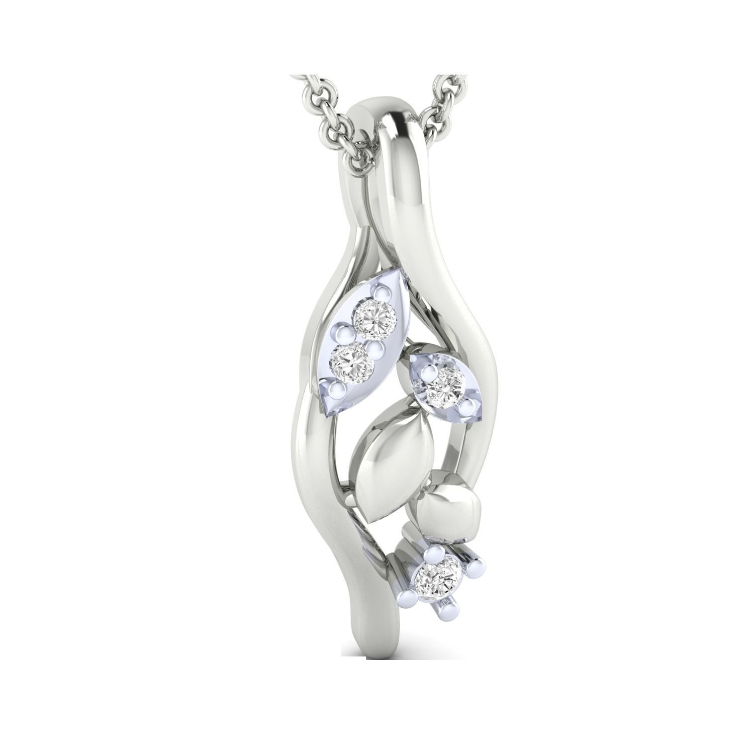 Women Pendant STL OBJ FBX Renders Details 3D print model_8