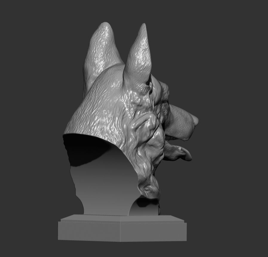 German Shepherd 3D print 3D print model_7