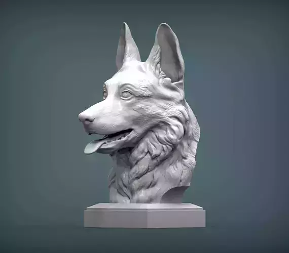 German Shepherd 3D print  3D print model