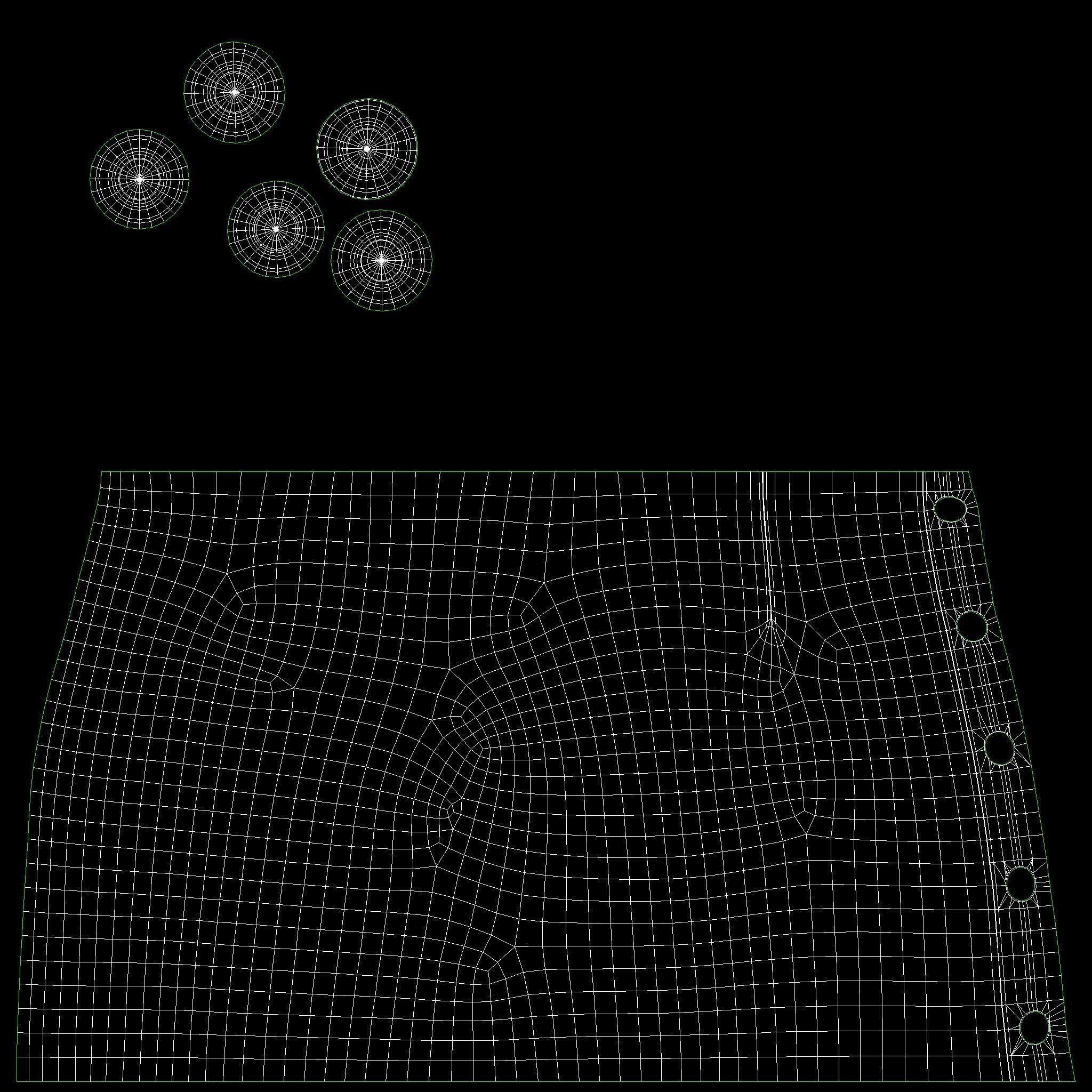 Female Grommets Wrapped Tarpaulin Skirt Low-poly 3D model_16