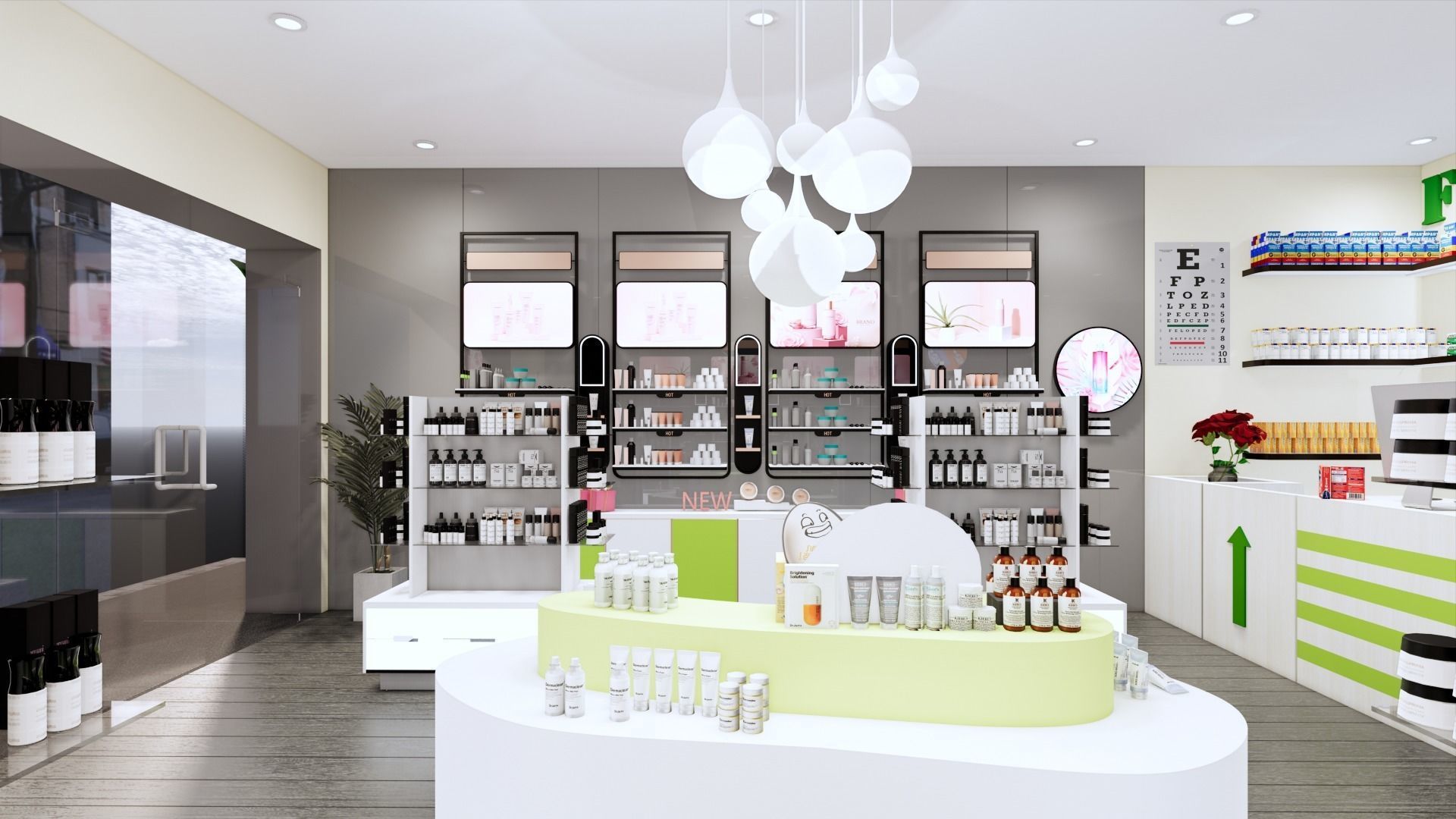 Pharmacy Low-poly 3D model_15