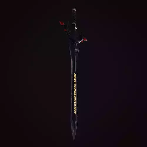 Sword of Titan Low-poly 3D model